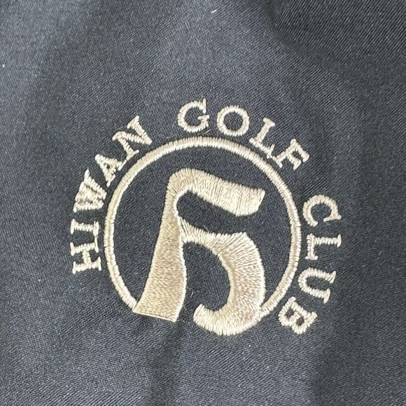 Zero Restriction Zip Jacket Large Black Tour Lite Golf Gore-Tex -Hiwan Golf Club - Picture 6 of 10